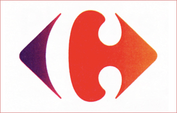 Logo de l'Hyper Marché Carrefour | Logo en Vue | Création de Logo