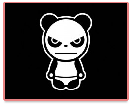 Logo de la ligne de vêtement Hi Panda | Logo en Vue