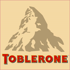 Logo de la marque Toblerone | Logo en Vue | Création charte graphique