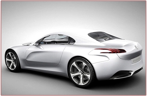 Concept car Peugeot SR1 du constructeur automobile Peugeot | Logo en Vue | Création de Logo