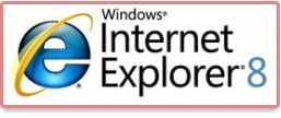 Logo Internet Explorer 8