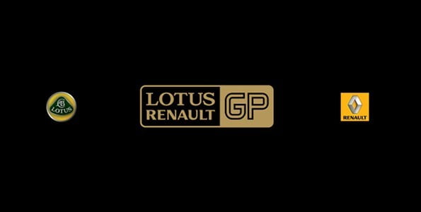 Le Logo Lotus Renault GP en F1