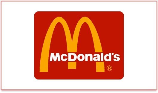 Logo McDonald's rouge Ancien logo rouge de McDonald's