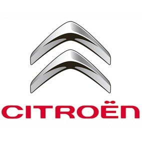 Le logo de la marque de voiture Citroën