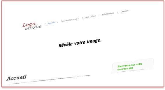 Site internet - Agence de communication Logo en Vue