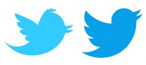 Comparaison du logo de Twitter