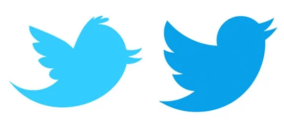 Deux logo de Twitter Comparaison de logo de Twitter